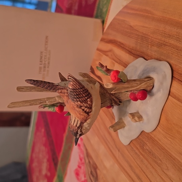 1990's Lenox Fine Porcelain Garden Bird Collection Marsh Wren - Picture 3 of 15